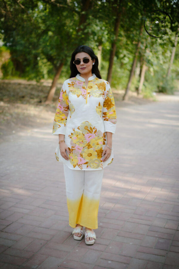 Sunlit Blossom Pure Cotton Co-ord Set